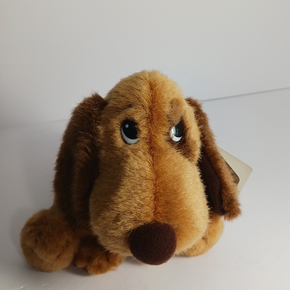 Russ Berries Caress Soft Pets Caesar Brown Dog Puppy Plush Stuffed Animal